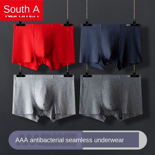 

antarctic men's underwear men's pure underwear under cotton traceless boxer pants antibacterial trend boxer pants underpants, Black;white