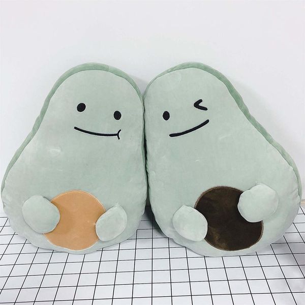 

48cm cute avocado plush toy stuffed plush plant avocado pillow cartoon fruit soft doll baby kids toys birthday gift for children