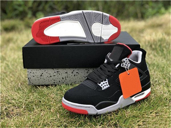 

2019 limited air og 4 bred men ba ketball hoe black cement grey ummit fire red 308497 060 authentic port hoe with box
