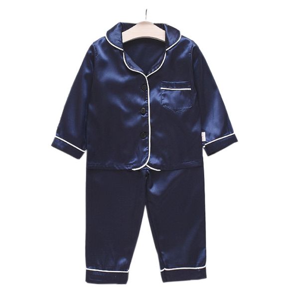 

baby pajama sets for boys girls spring autumn baby clothes cartoon cat print sleepwear set long sleeve blouse +pants pajamas, Blue;red