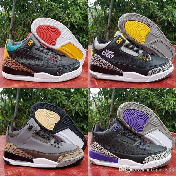 

2020 animal instinct 3s basketball shoes joker unc tinker black white cement se mens designer jumpman baskets trainers sports sneakers off