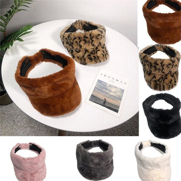 

women ladies winter warm outdoor tide denim visors cap bucket hats casual popular faux fur fashion sun hats #4f21, Blue;gray