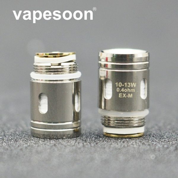 

DHL Быстрая доставка Сменные Катушки EX-M Сетка Головка Катушки 0,4 Ом для Комплекта Exceed Grip Vape Pod Патронная Система Электронная Сигарета