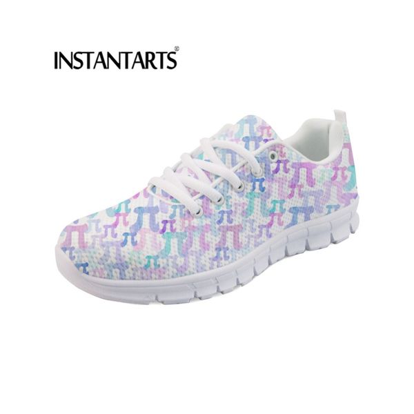 

instantarts cute cartoon women flats sneakers breathable air mesh flats shoes women casual ladies light shoes comfortable mujer, Black