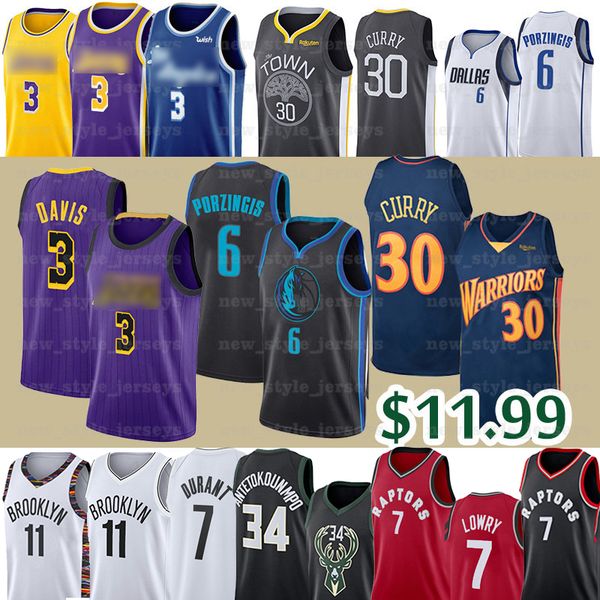 

ncaa men kids anthony 3 davis jersey 30 jayson lowry 0 stephen tatum curry kristaps 6 porzingis basketball jerseys 7 kyle, Black;red