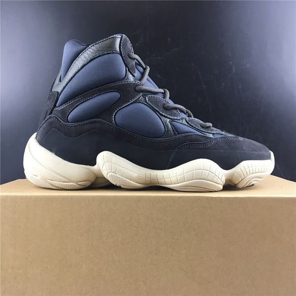 

kanye west 500 high slate running shoes yees500s slate mens sports high help outdoor sport sneakers size 7~12 fw4968, White;red