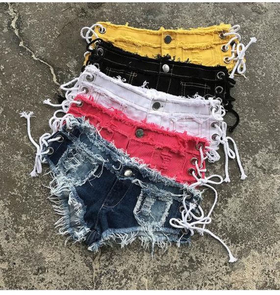 

2019 europe and america high wai t hole ummer women 039 tide ultra hort denim hort pant women 039 clothing