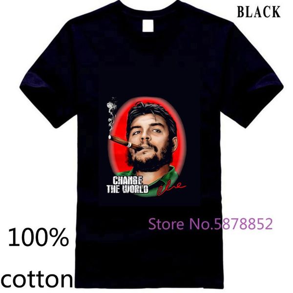 

che guevara change the world men's - socialist socialism communist marx men's t shirt t-shirt tees 100% cotton, White;black