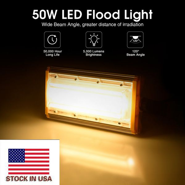 

usa stock 50w flood light 220v led floodlight outdoor module flood lights lamp landscape lighting fixture