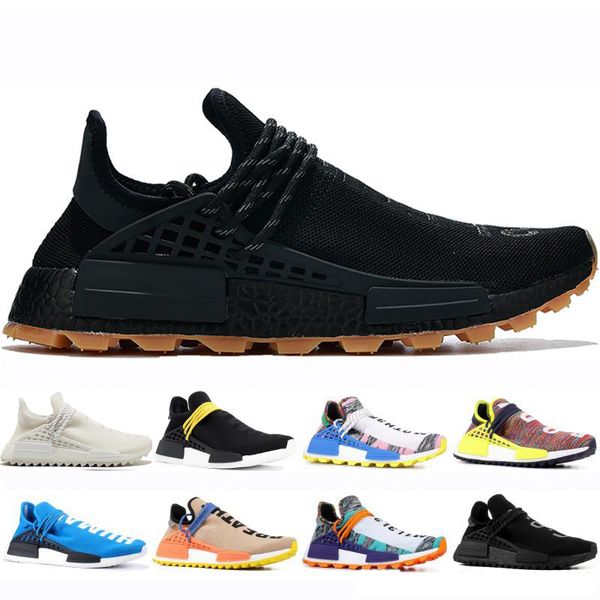 

2019 супер моды new best human race pharrell williams bbc infinite виды синий розовый nerd синий солнечный пакет hu trail кроссовки