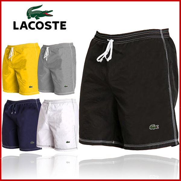 

new 2020 men's shorts beach casual sportt sale male lace multicolor quick-drying shorts knee-length shorts, White;black