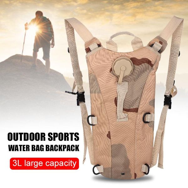 

sports water bag bladder bag hiking camping silicone 3l cycling travel water bladder outdoor storage climbing tactics