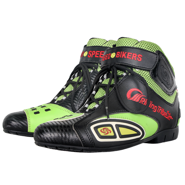 

men motorcycle boots anti-skid anti-collision breathable reflective racing riding shoes for motorbike off-road motocross a016