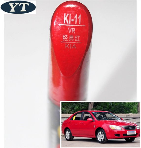 

car scratch repair pen, auto paint pen red color for kia k4 k5 kx3 kx5 sportage ,car painting accessory