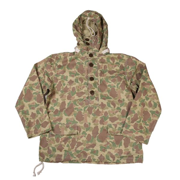 

1940's usn dungaree pullover smock navy 9oz selvage denim pullover parka bronson 8.5oz camouflage hbt hoodies men sub jacket, Black