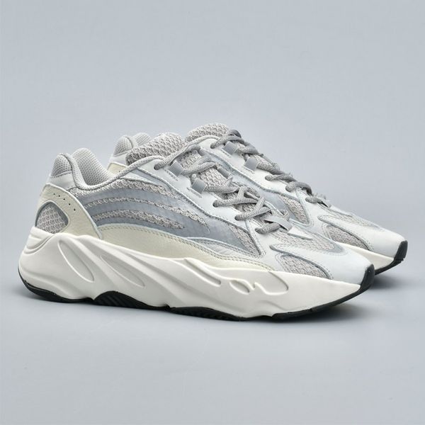 

Luxury Brand 700 Wave Runner Static Mauve Kanye West Running shoes Women mens luxury designer sneakers Black White Sports shoes 36-46