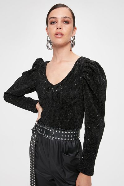 

trendyol sleeve detail bluz tpraw20bz1191, White