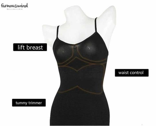 

shaper dress bra lift women corset slimming waist trimmer tank seamless sleeveless underwear shaper, Black;white