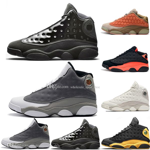 

Best Quality 13 13s Cap And Gown Terracotta Blush Mens Basketball Shoes Cat Black Infrared Flints Bred Men Sports Sneakers Designer EUR36-47
