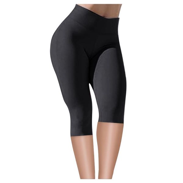 

2020 women sport fitness leggings half high waist quick dry skinny bike short leggings women elastic casual, Black;blue