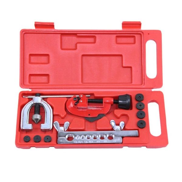 

10pcs/set brake fuel pipe repair tool double flaring copper dies clamp cutter