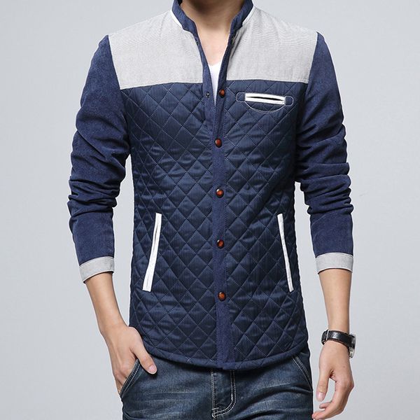 

2020spring and autumn new men's jacket corduroy jacket contrast color stitching coat windbreaker overcoat outerwear outergarment, Black;brown