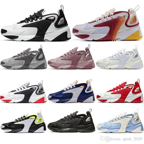 

socks 2019 rainbow triple black creamy white zoom 2k m2k men running shoes royal blue grey red men's women sports sneakers 36-45