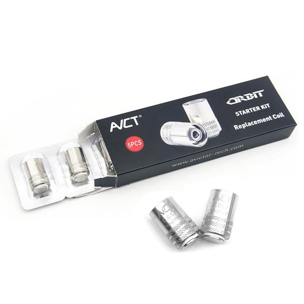 

AVCT ORBIT Pod Coil 0.6ohm 1.0 ohm Coils 100% Original Fit vape Resin Orbit AIO Kit electronic cigarettes DHL Free