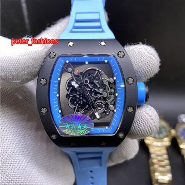 

men's watches cask case blue natural rubber waterproof sports watch trendy men's essential watch, Slivery;brown