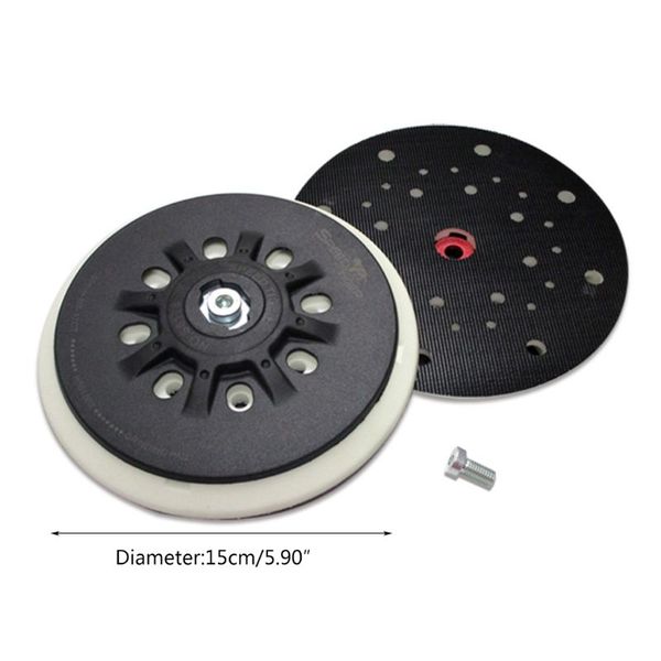 

6 inch 150mm multi-hole dust soft/hard sanding pad sander backing pad