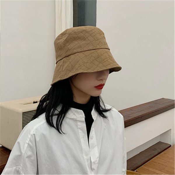 

fisherman's hat spring korean version of the japanese simple straight hat casual summer sun-shading bucket ws-2204