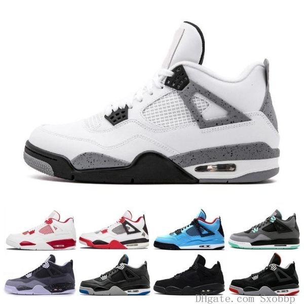 

designer basketball shoes mens 4 4s pure money motorsport royalty blackcat sports trainers bred toro bravo oreo sneakers size 41-47