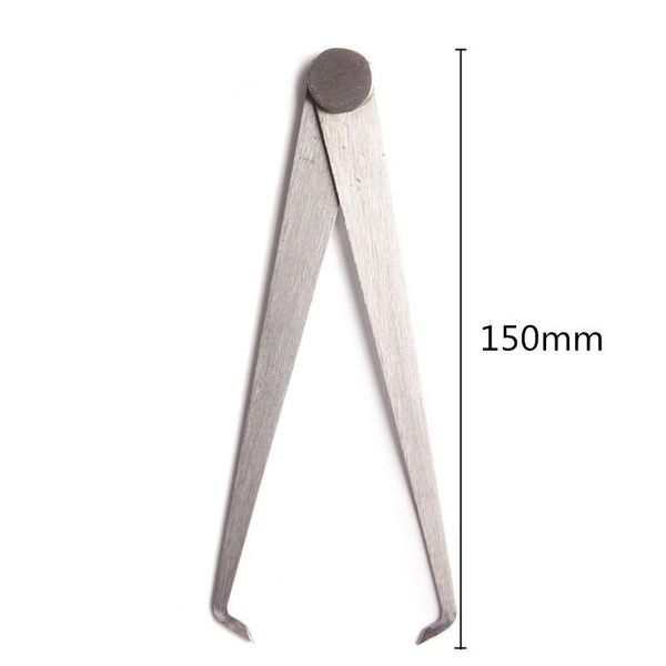 Freeshipping 6 '' / 150 milímetros dentro e fora Calipers 2pcs / lot para a fundição em branco Dimension paquímetro Ferramentas de Medição