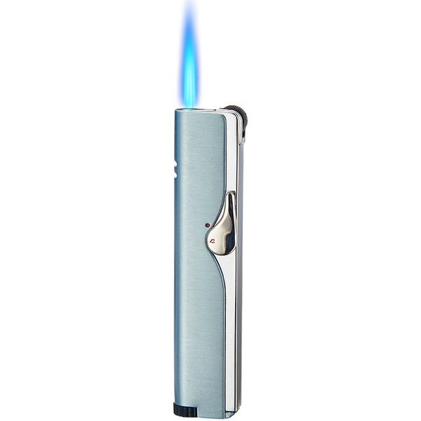 Creative Metal Windproof Torch Lighter with Direct Water Drop Switch and Grinding Wheel for Smoking - Personalized Smoking Accessory
