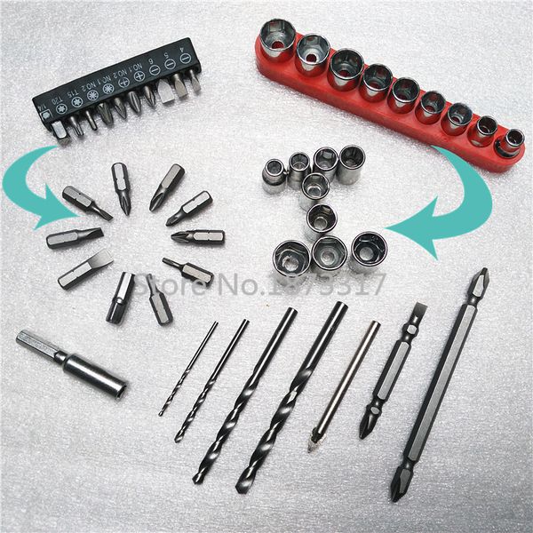 

27 pcs электрическая отвертка, аксессуары электрическая дрель, электроинструмент, аксессуары