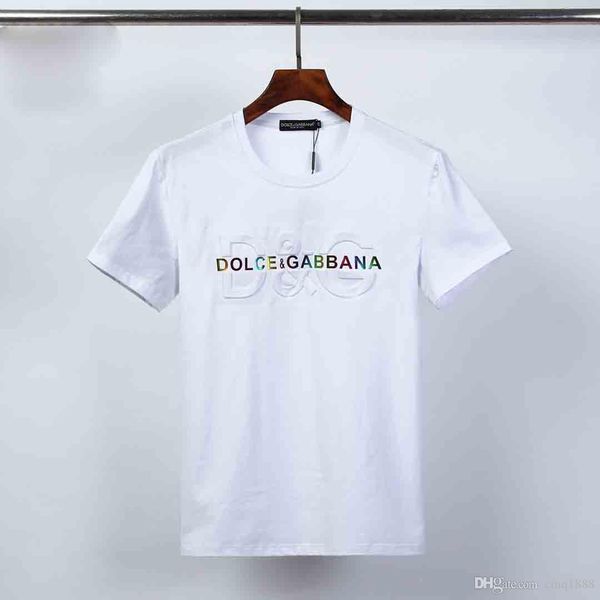 

2020 men female shirt summer for men t shirt short sleeve t-shirt tees print men woman clothing tshirts, White;black