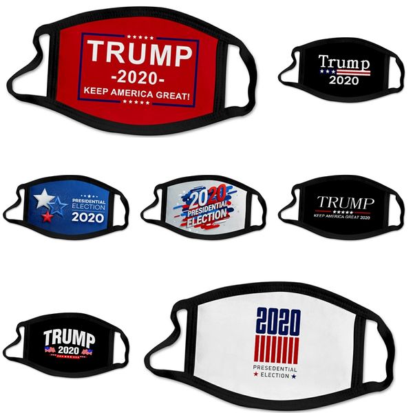 

designer trump masks reusable protective pm2.5 filter printing mouth mask anti dust face mask windproof mouth-muffle 84 styles damon039 #548, Black