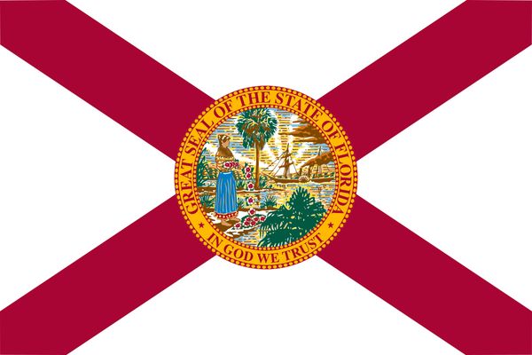 90x150cm 3x5 fts Florida Bandeira dos Estados Unidos Preço de fábrica de atacado