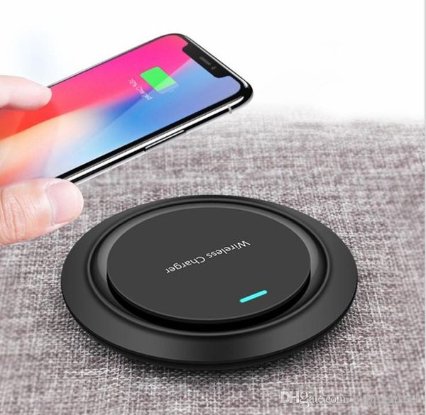 

wholesale 10w qi wireless charger for iphone x xs xr 8 plus fast charging for samsung s10 s9 note 9 s7 s8 s6 usb phone charger pad