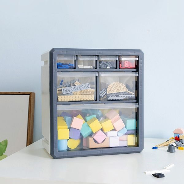 

plastic storage box cosmetic organizer deskmulti-layer drawer case tools bead rings jewelry makeup organizer other home storage organi