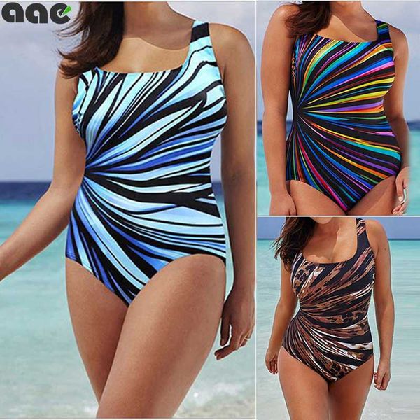 

plus size 5xl one piece womens swimming costume padded swimsuit monokini swimwear push up bikini sets 2020 dropshipping