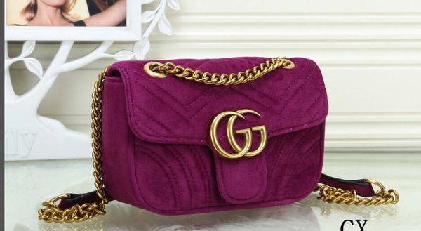 

Новые Роскошные Сумки Женские Сумки Дизайнер Небольшой Посланник Велюр Сумки Femin