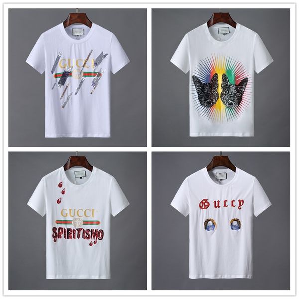 

The 2019 new summer men's T-shirt, top fashion brand men's women's short-sleeved t-shirts. Letter printed short sleeve T-shirt.