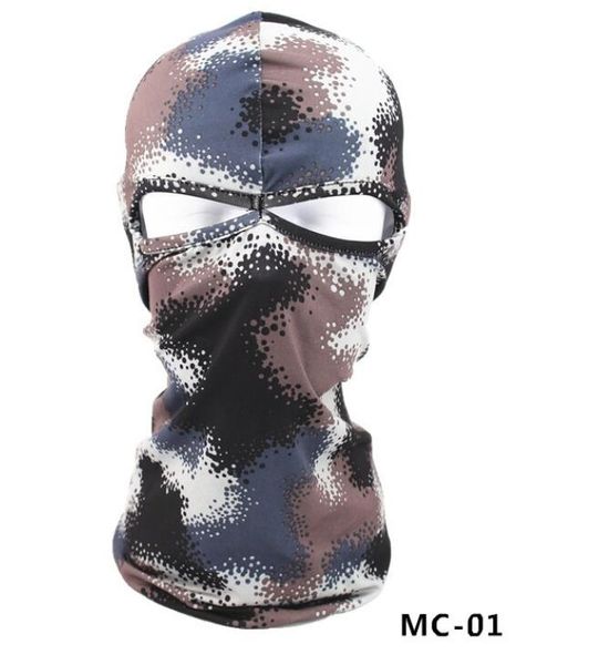 Spandex CS Kopfbedeckung winddichte Tarnmasken Outdoor taktische Reitkopfbedeckung Vollgesichtsmaske maskierte staubdichte Tarnung Sturmhaube Kapuze