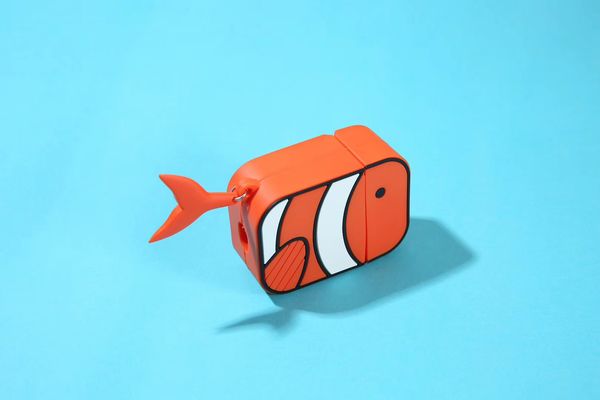 

desginer airpods pro storage case cute whale brand pvc soft case airpods 1/2 bluetooth earphone protective box 2 styles wholesale