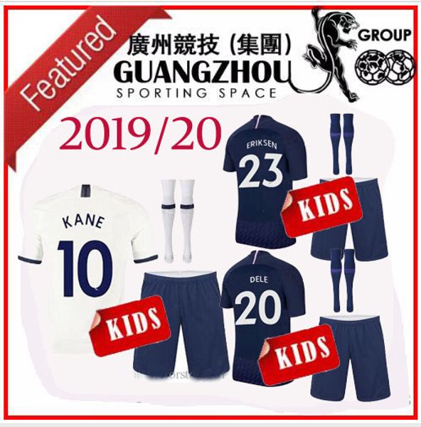 

19 20 tottenham kid kit jer ey occer pur ndombele erik en nkoudou 2019 2020 home away luca kane on dele child et football hirt