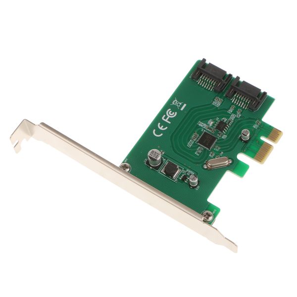 

2 порта pci express pcie pci express card sata super speed до 6 гбит / с