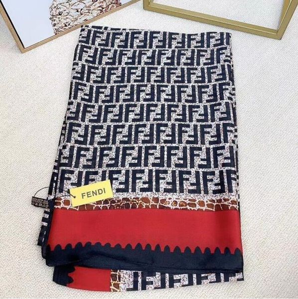 

ff 2020 quality luxury colorful letter designers silk scarf women letter shawl scarf famous winter fêndì scarves instock, Blue;gray