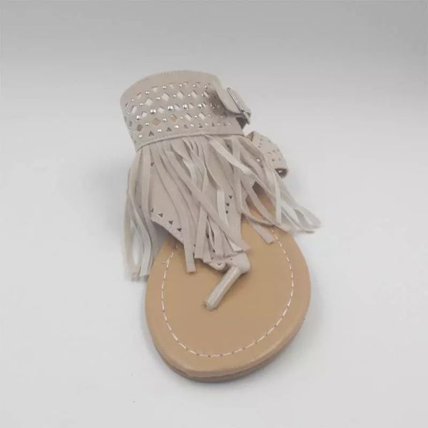 

brand designer tassel fashion women sandals spring women summer shoes flat gladiator comfortable ladies shoes black beige cs10