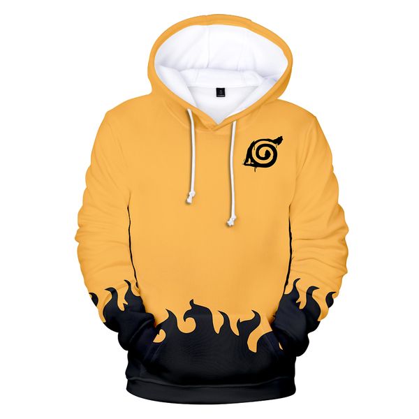 

3d hooded naruto hoodies men fashion anime sweatshirts hoodie man women naruto 3d hoodies mens autumn winter clothing, Black